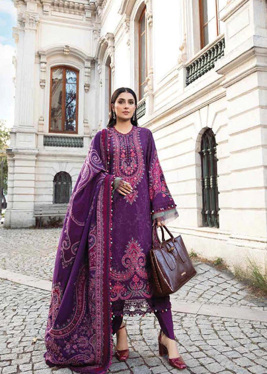 Maria B Lawn Purple  D-9606