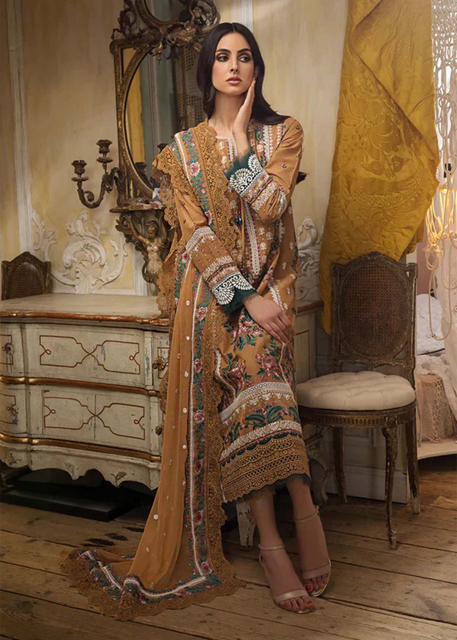 Sobia Nazir Lawn 3-Pc D-9252